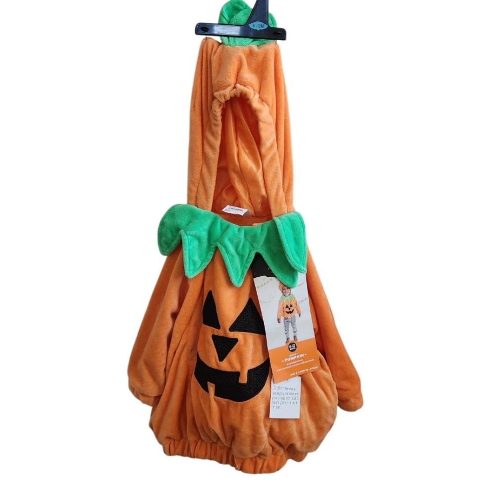 INFANT PUMPKIN PULLOVER COSTUME NWT SIZ 6-12M